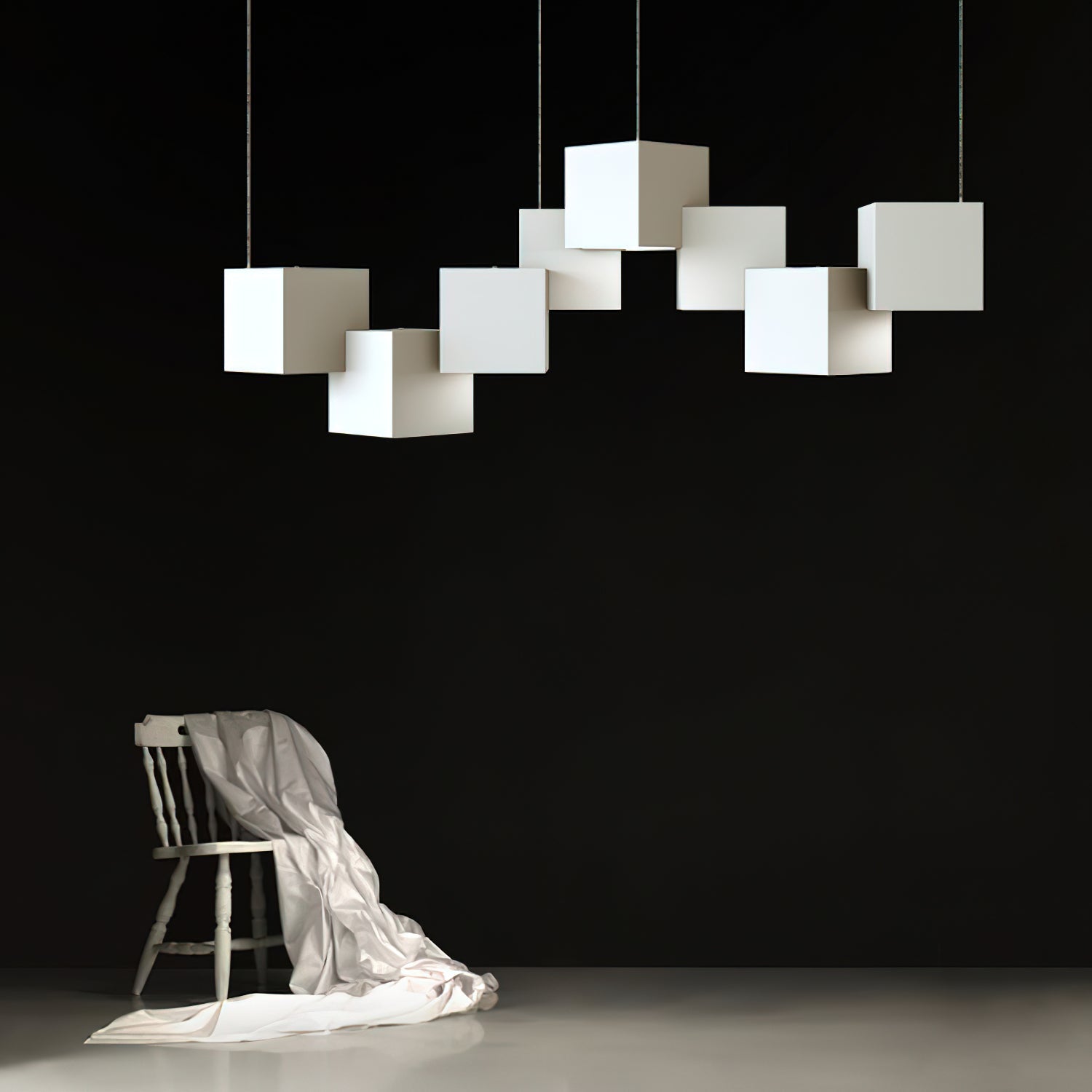 Mobile Rubik's Cube Chandelier