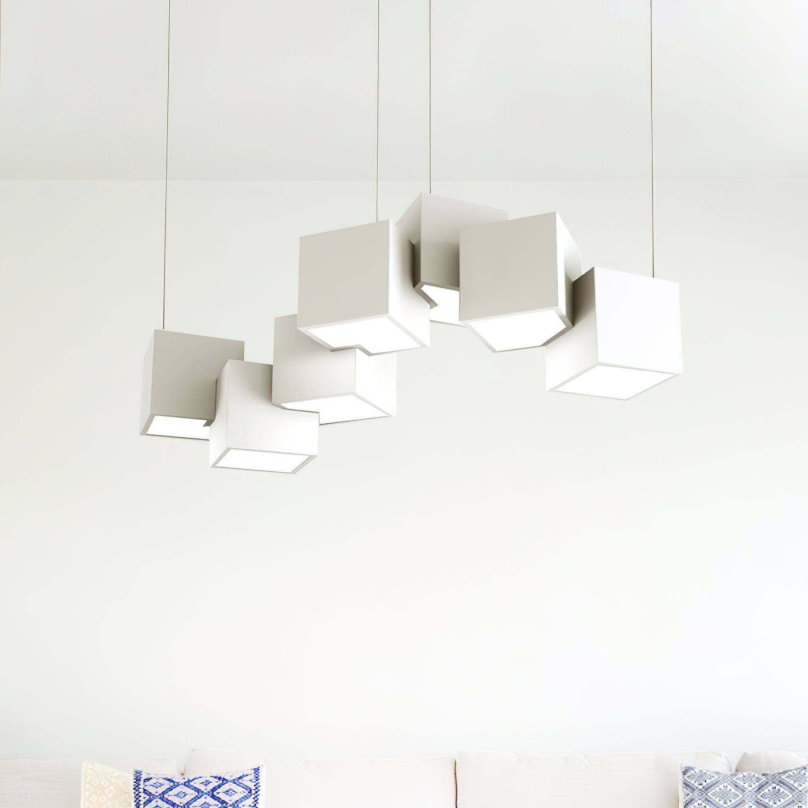 Mobile Rubik's Cube Chandelier