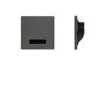 Modern Minimalist Square LED Recessed Wall Lamp 1-Light