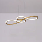 Durell Nordic Linear Suspension Black/White/Gold. Bedroom