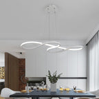 Durell Nordic Linear Suspension Black/White/Gold. Bedroom