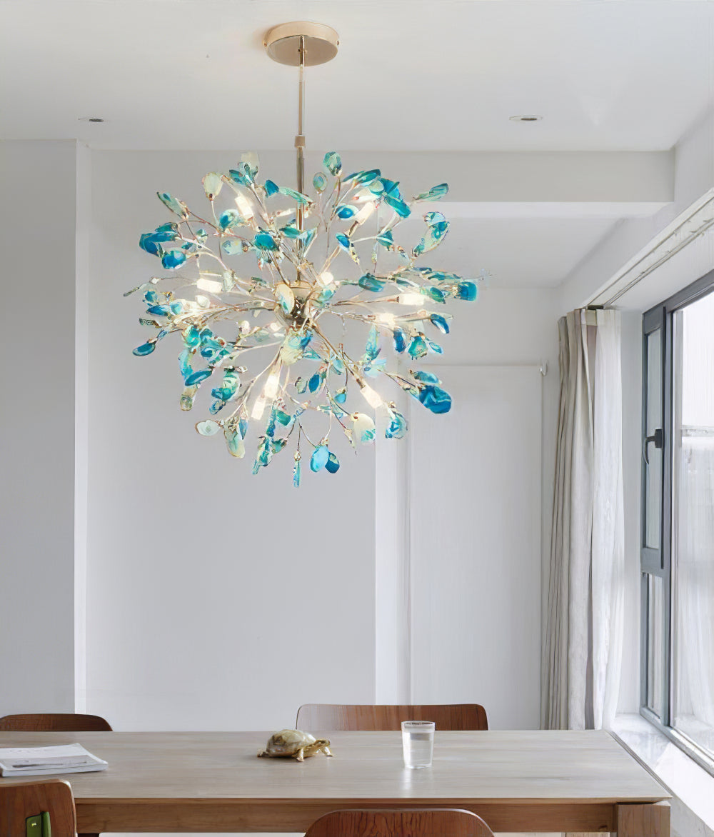 Modern Agate Chandelier