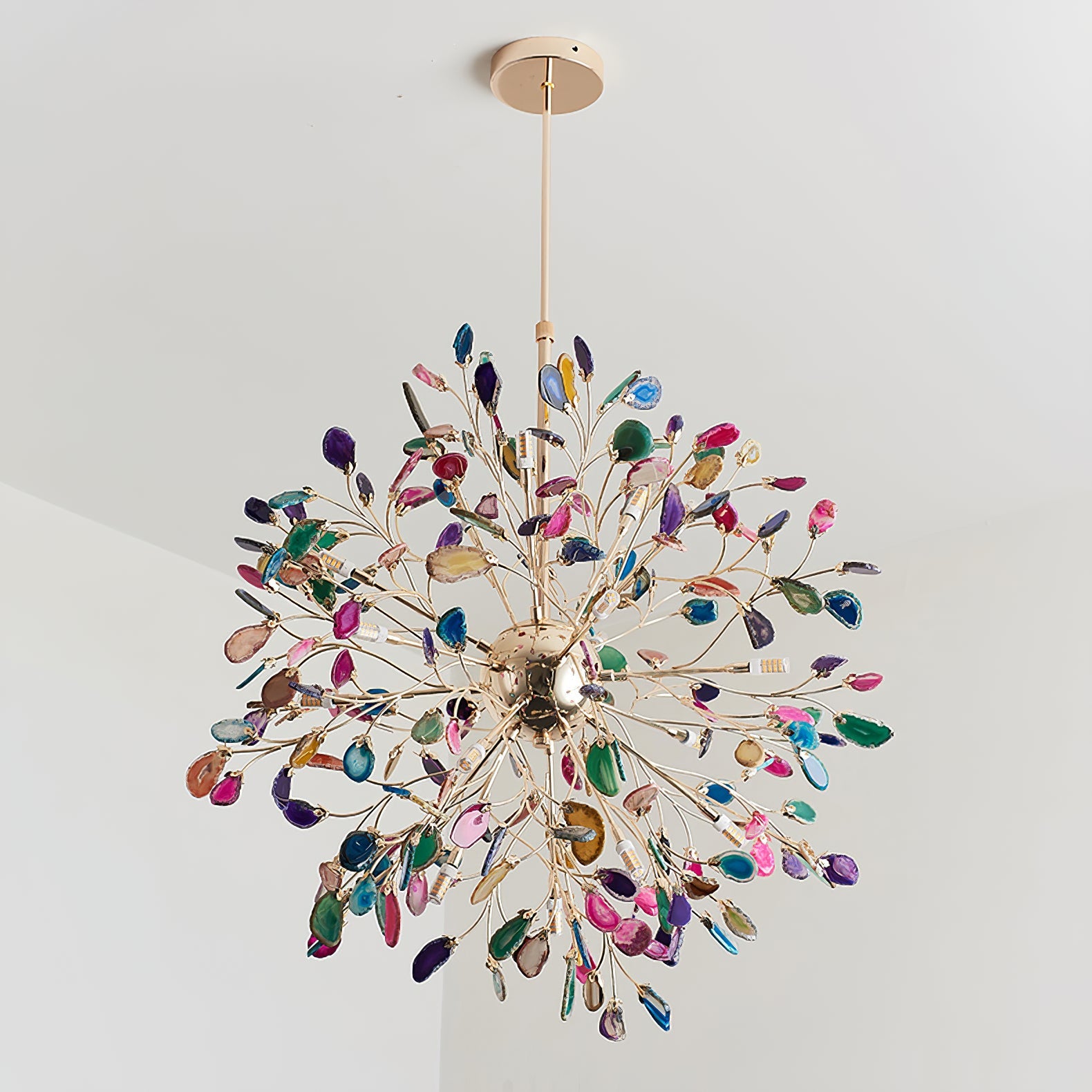 Modern Agate Chandelier