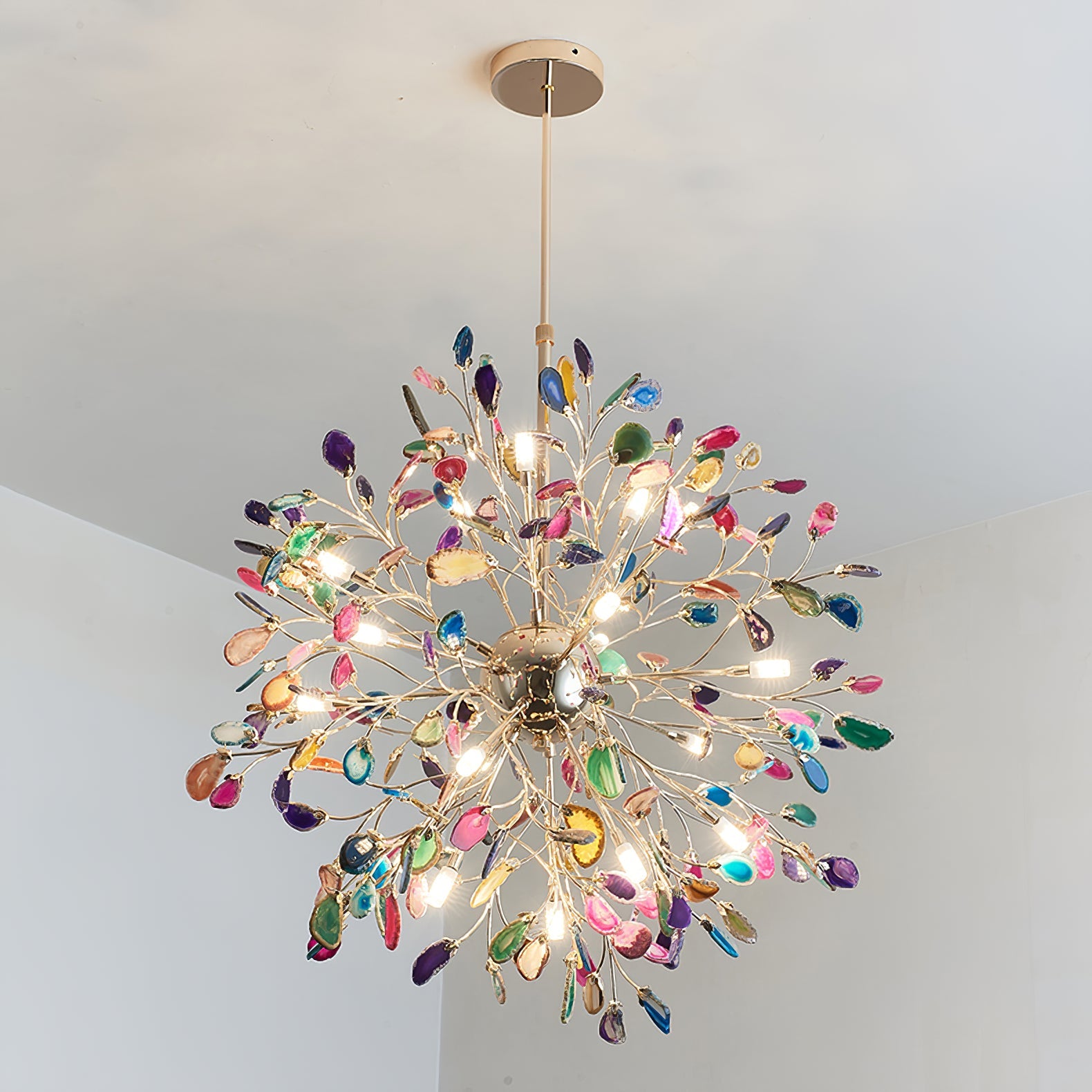 Modern Agate Chandelier