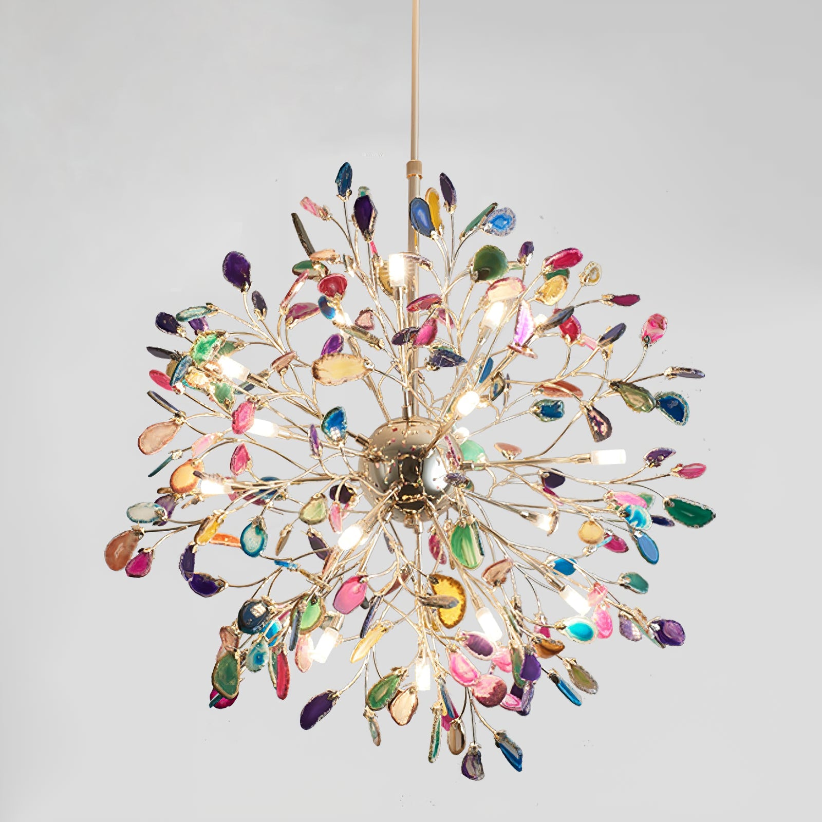 Modern Agate Chandelier