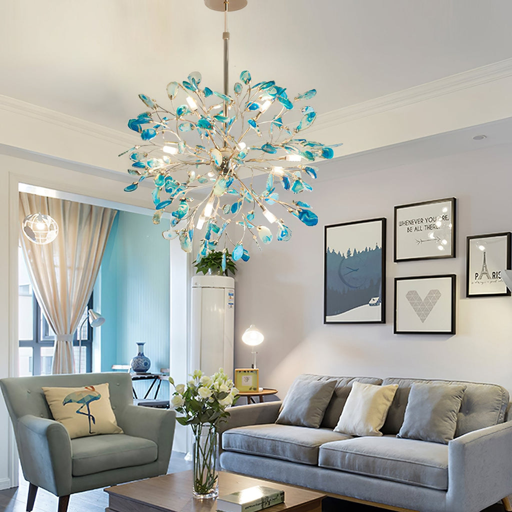 Modern Agate Chandelier