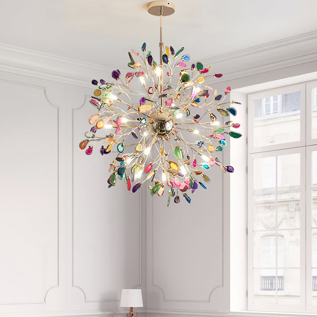 Modern Agate Chandelier