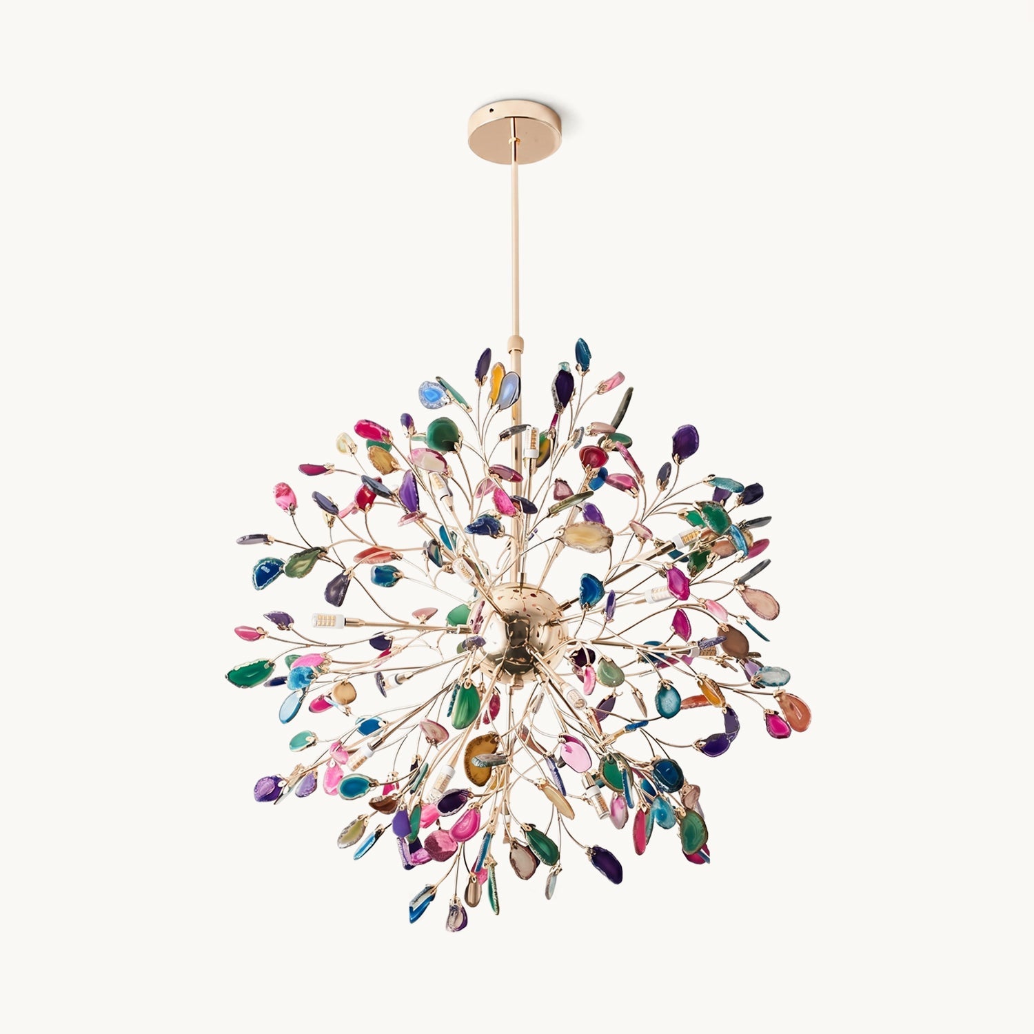 Modern Agate Chandelier
