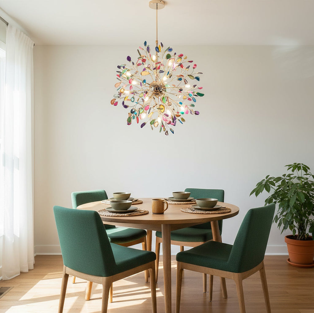 Modern Agate Chandelier
