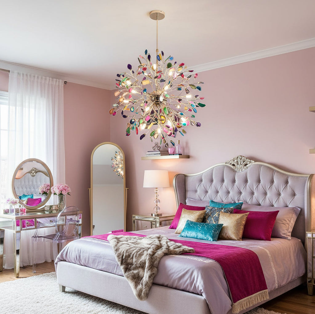 Modern Agate Chandelier