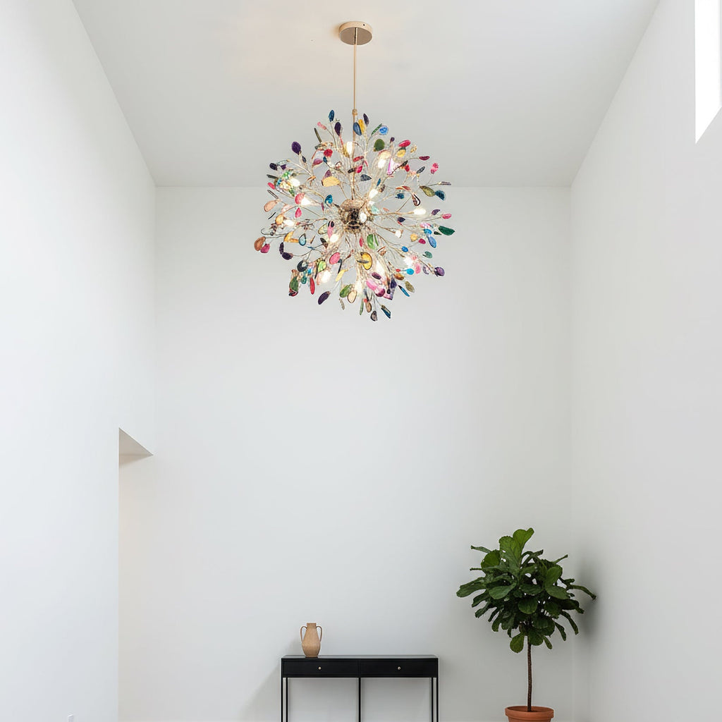 Modern Agate Chandelier