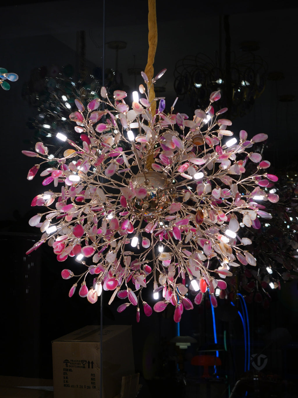 Modern Agate Chandelier