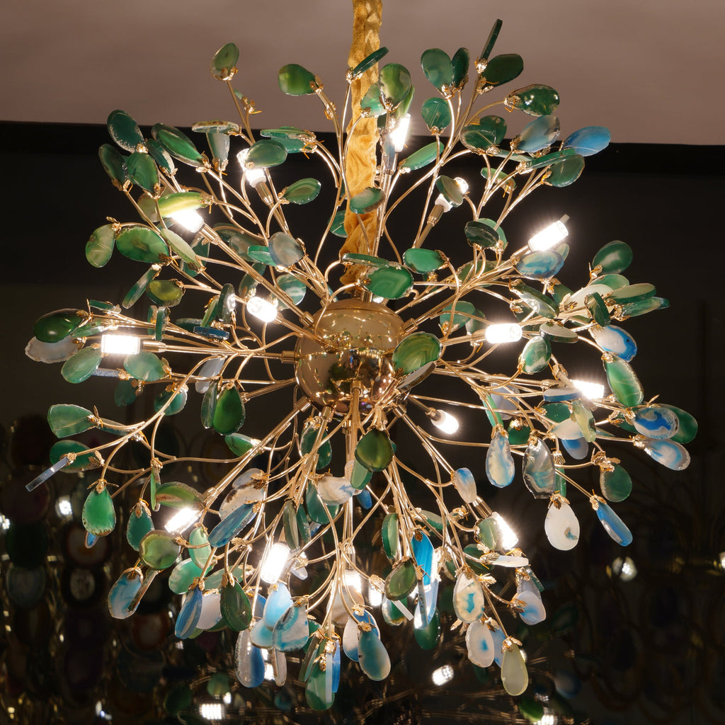 Modern Agate Chandelier
