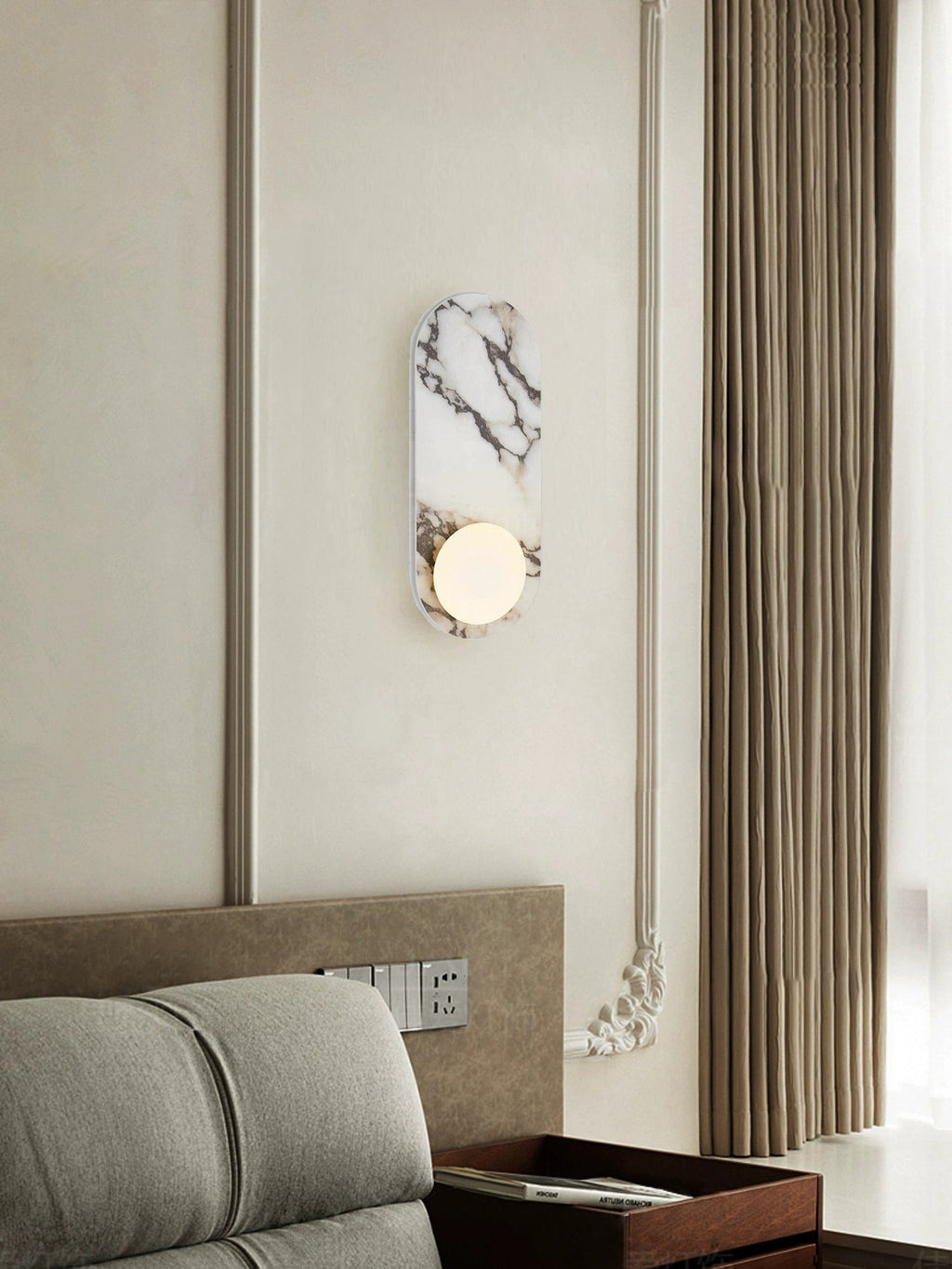 Domil Marble Wall Sconce