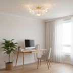Murano Glass Flowers Ceiling Light
