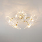 Murano Glass Flowers Ceiling Light