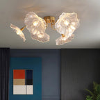 Murano Glass Flowers Ceiling Light