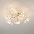 Murano Glass Flowers Ceiling Light
