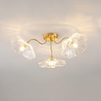 Murano Glass Flowers Ceiling Light