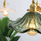 Vintage Hibiscus Pendant Light