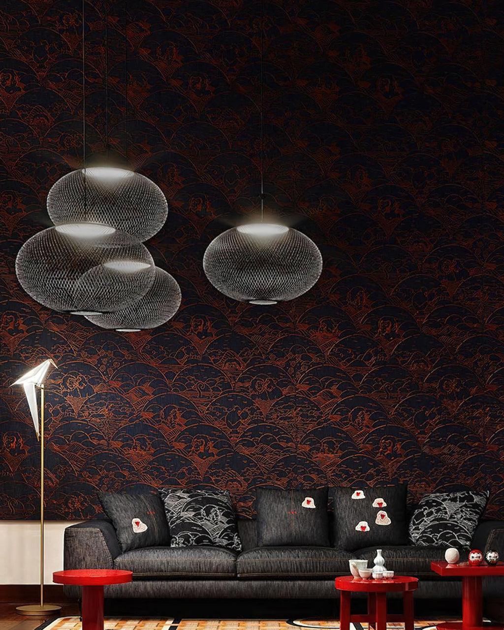 NR2 Grid Pendant Lamp