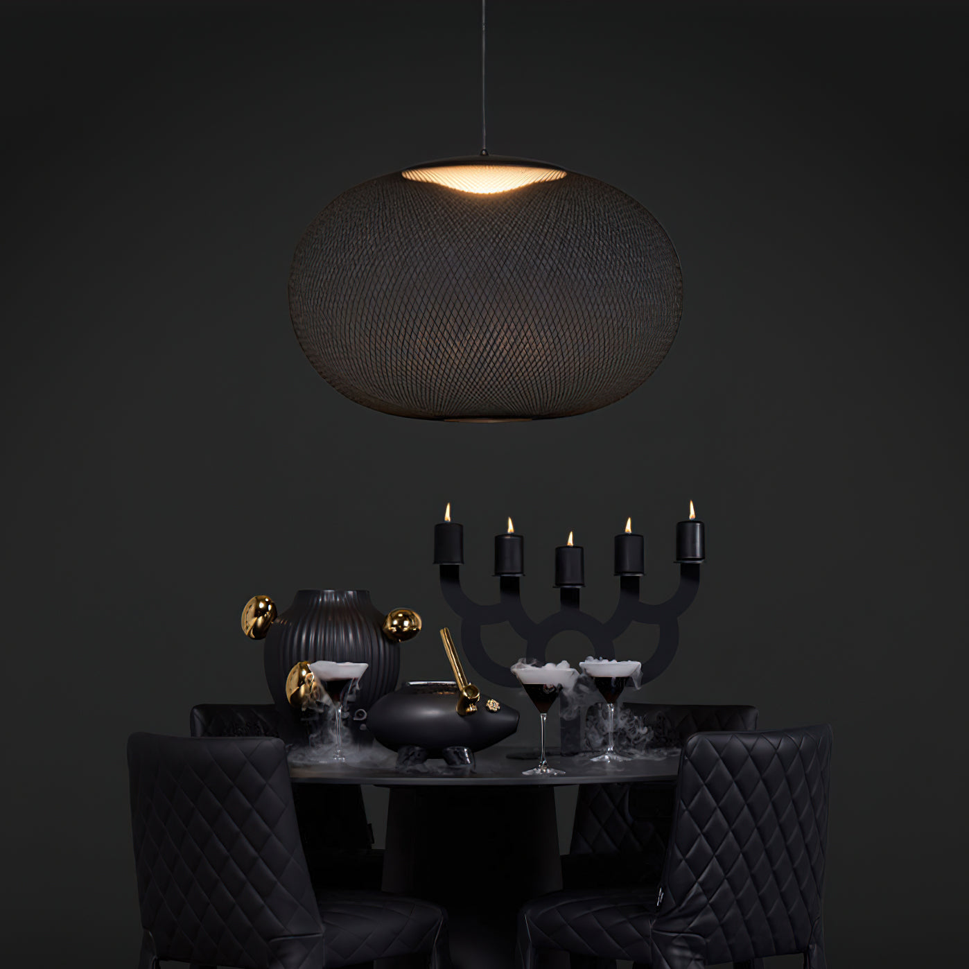 NR2 Grid Pendant Lamp
