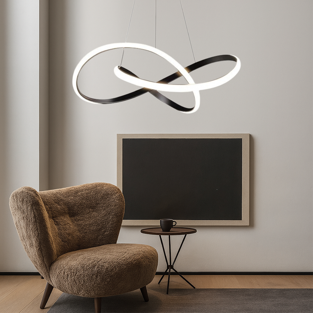 Camera - Modern Pendant Lamp Dining Room Aluminum Black
