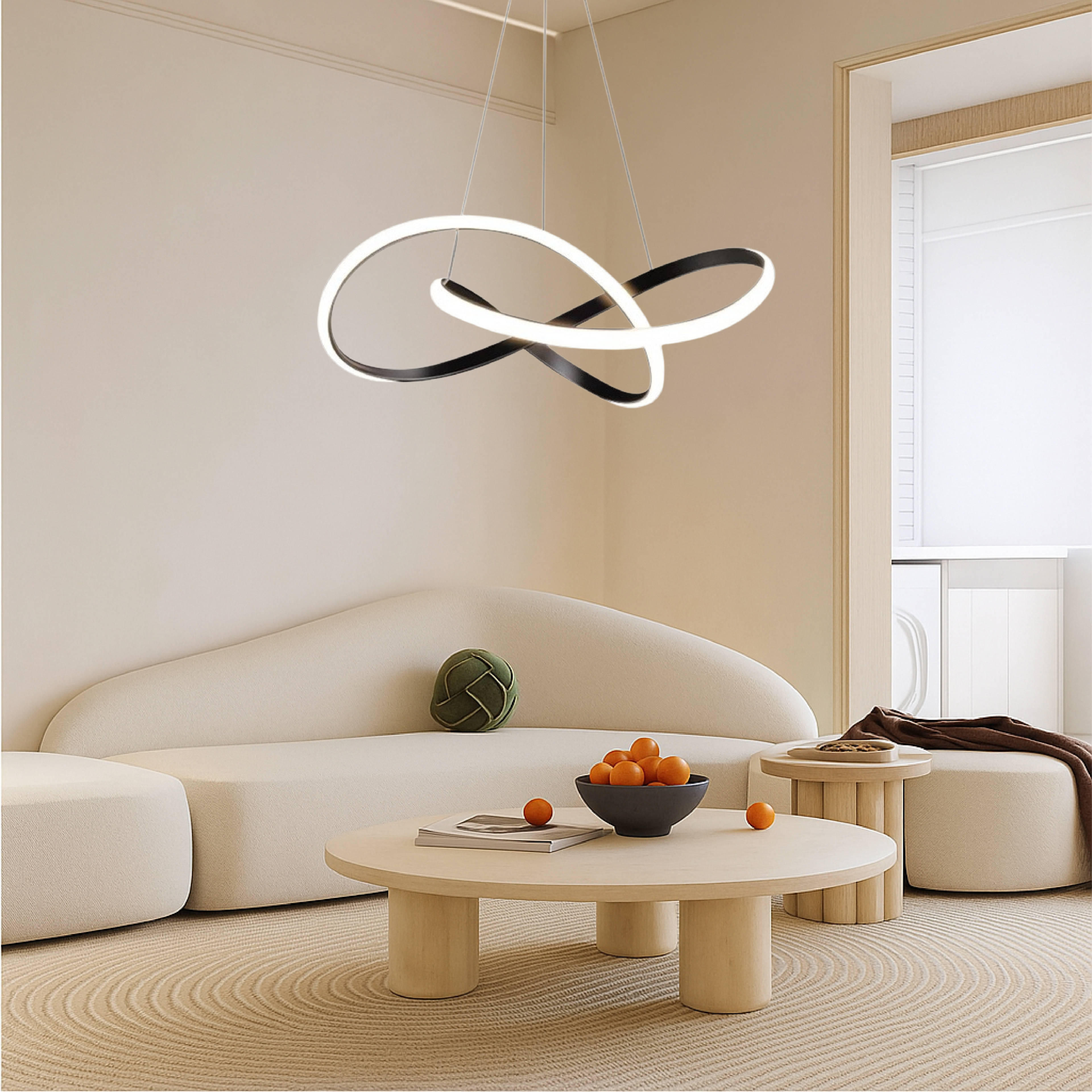 Camera - Modern Pendant Lamp Dining Room Aluminum Black