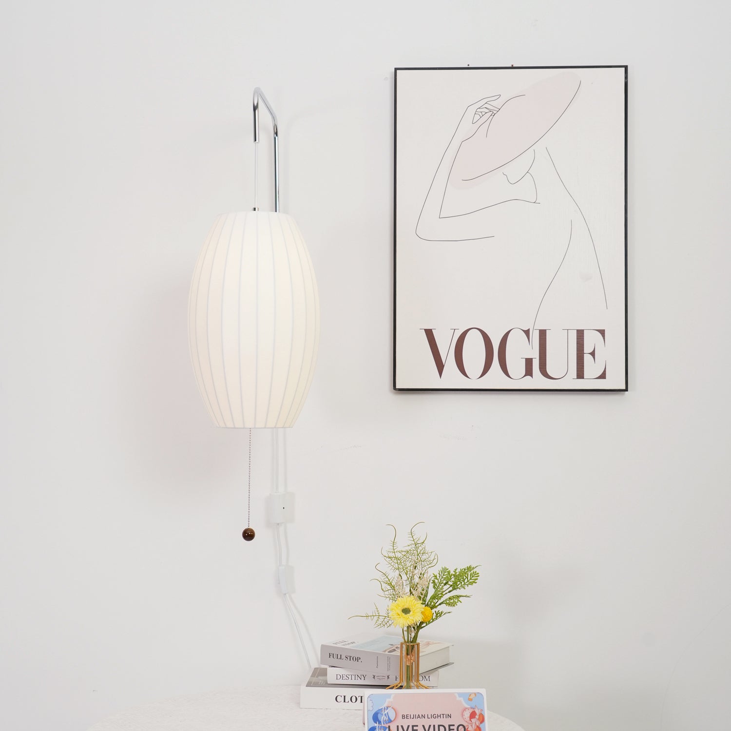 Nelson Plug-In Wall Sconce