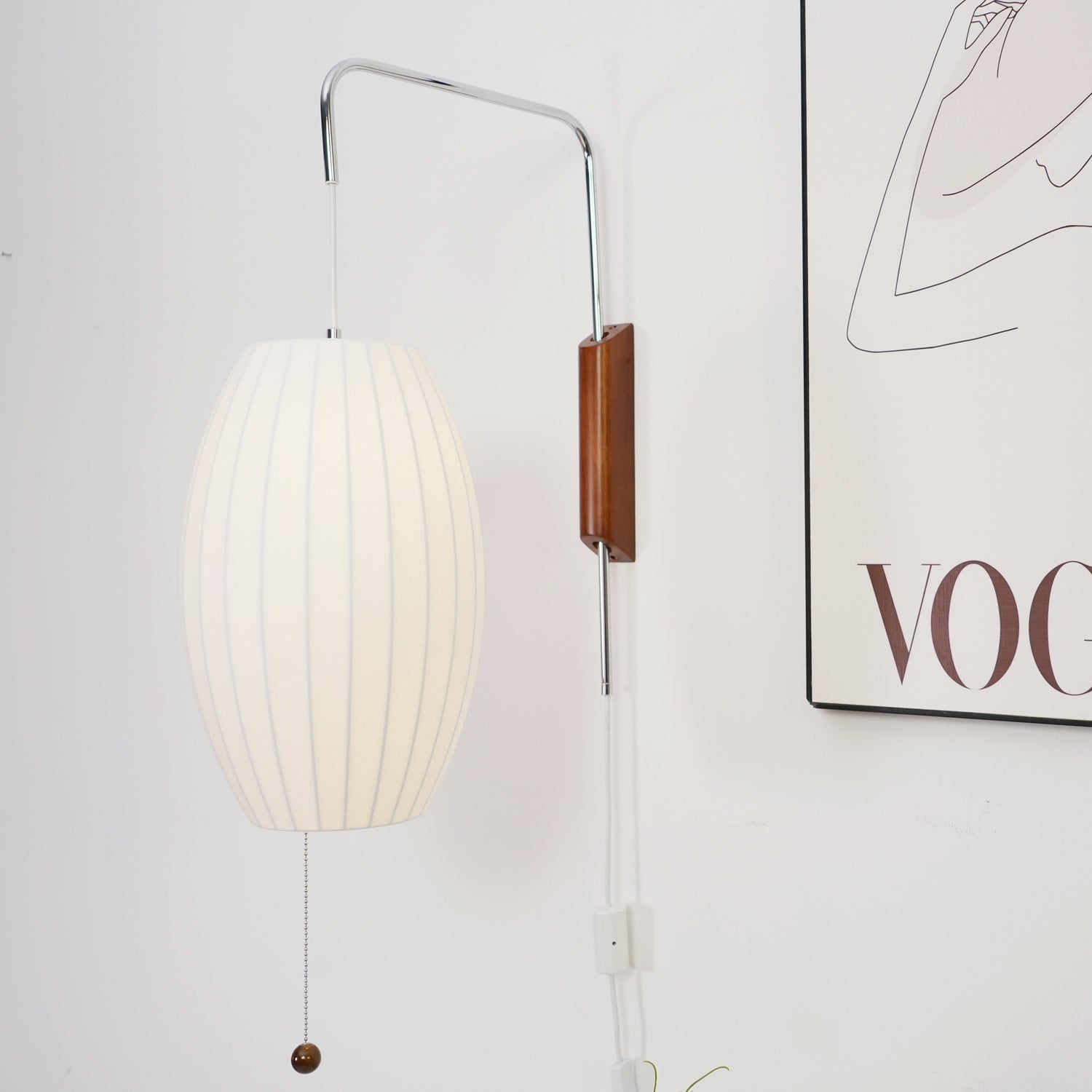 Nelson Plug-In Wall Sconce