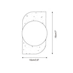 Ritta Travertine Wall Lamp