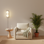 Neptune Travertine Plug In Wall Lamp