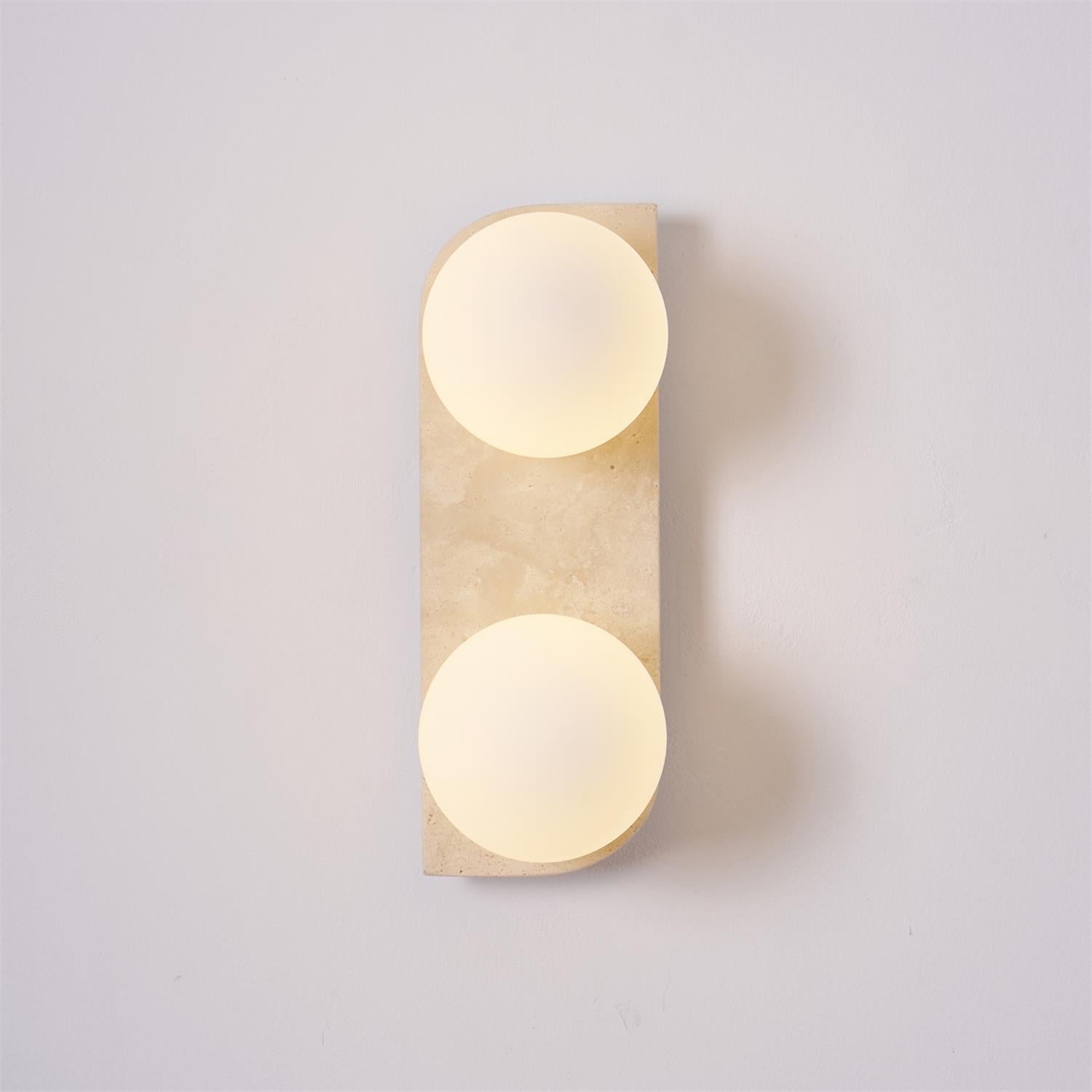 Ritta Travertine Wall Lamp