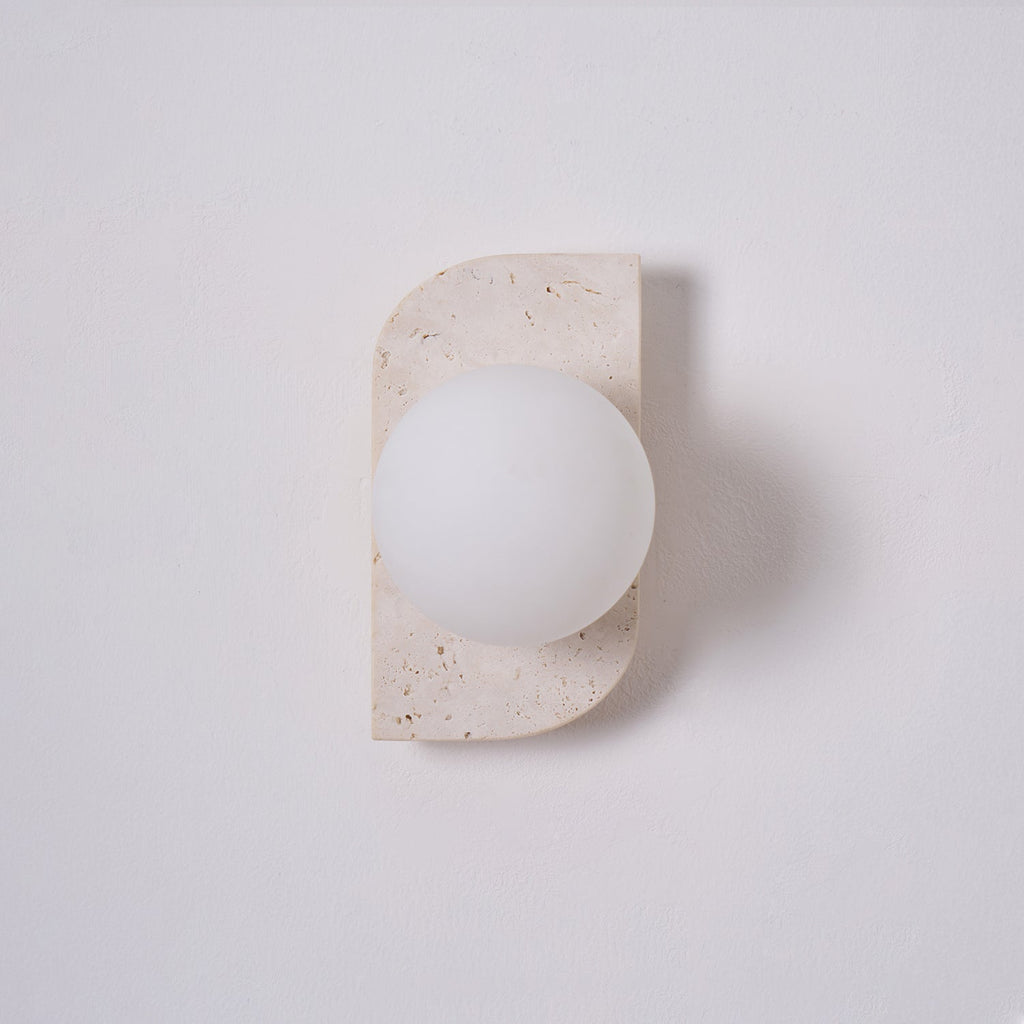 Ritta Travertine Wall Lamp