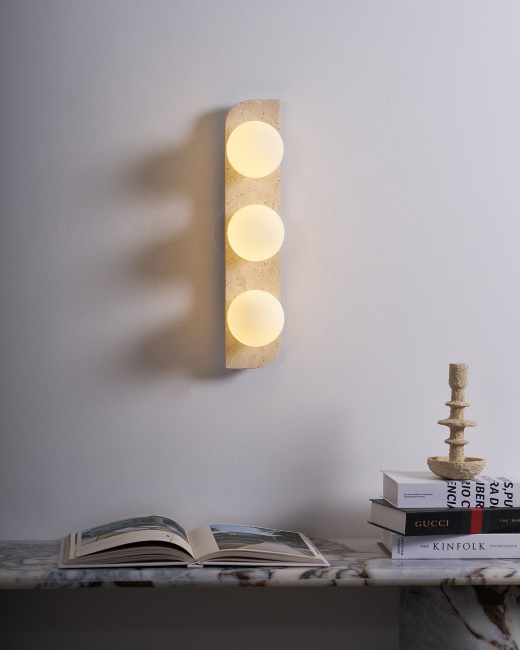 Ritta Travertine Wall Lamp