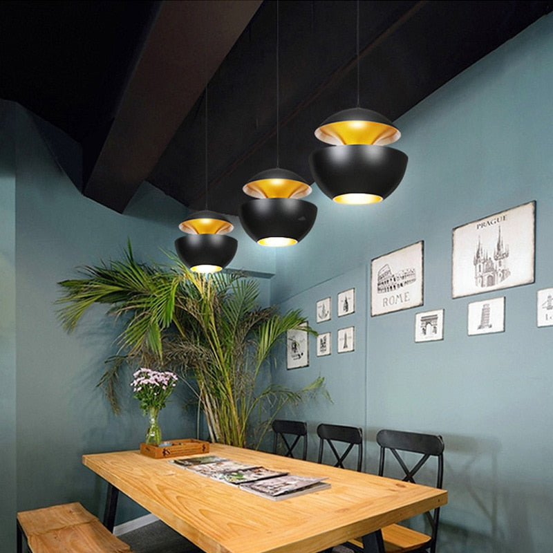 Arisha Suspension LED, Black & White, D 25/35CM