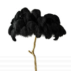 Luxury Feather/Colored Metal Floor Lamp