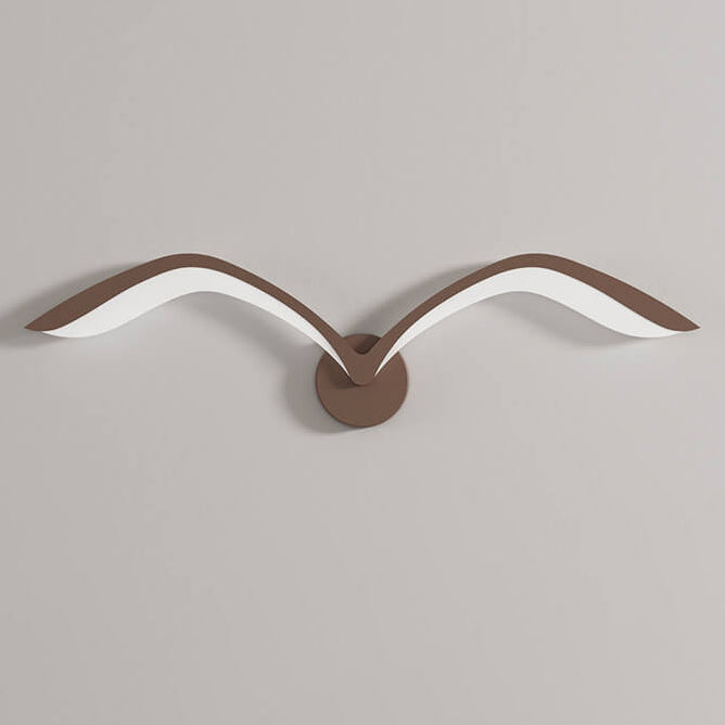 Nordic Minimalist Seagull 1-Light LED Wall Sconce Lamp