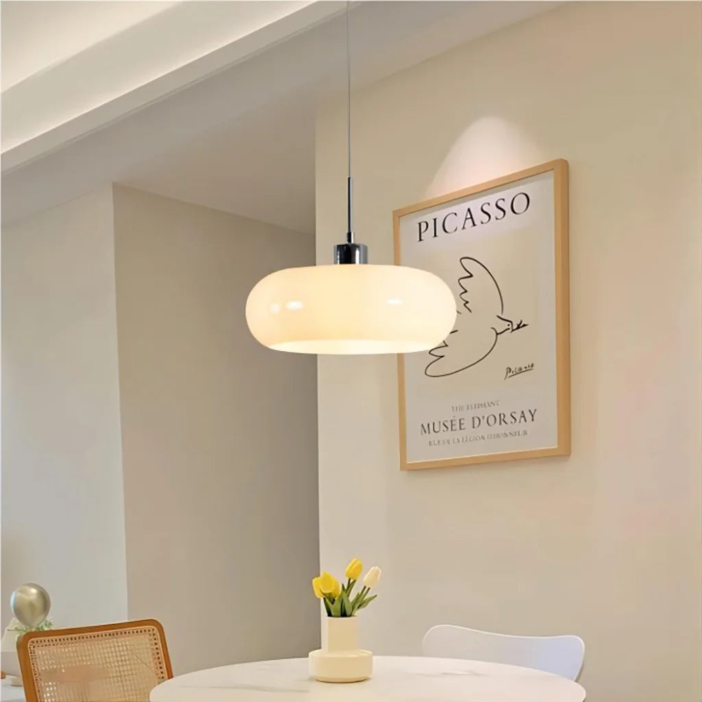 Cassian Nordic Bauhaus Glass Pendant Light