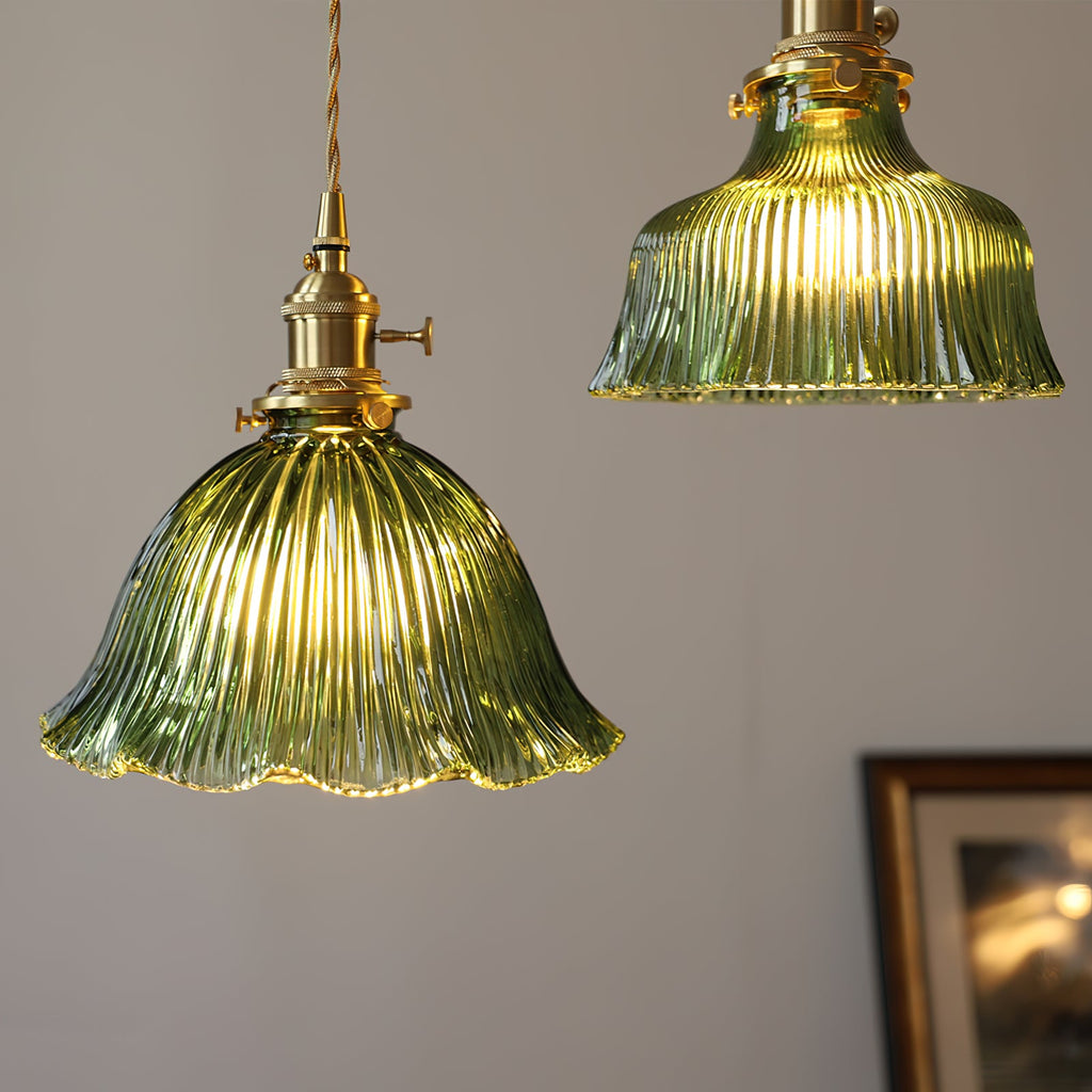 Nordic Brass Glass Pendant Lamp