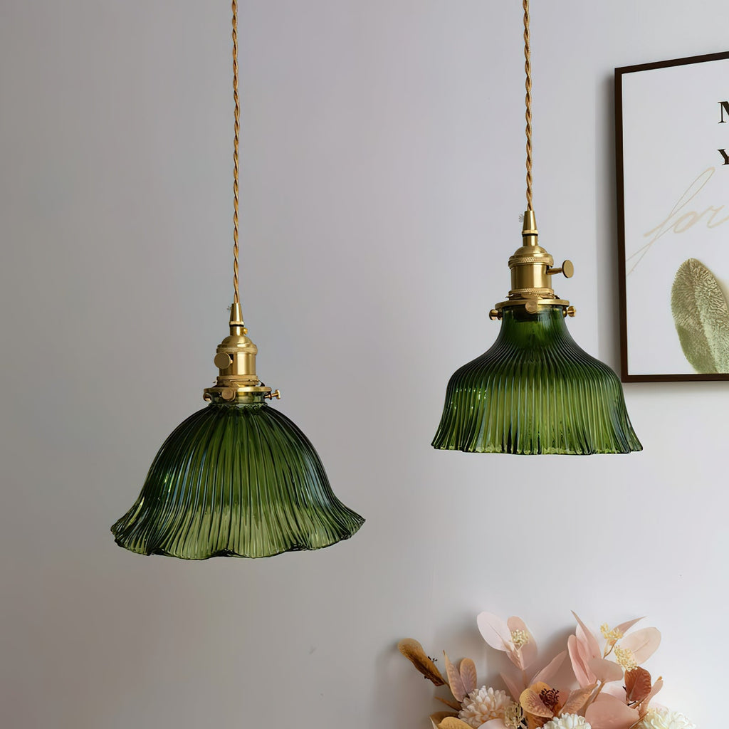 Nordic Brass Glass Pendant Lamp