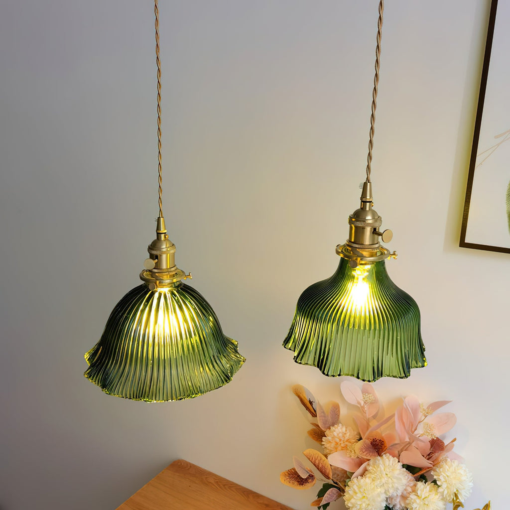 Nordic Brass Glass Pendant Lamp