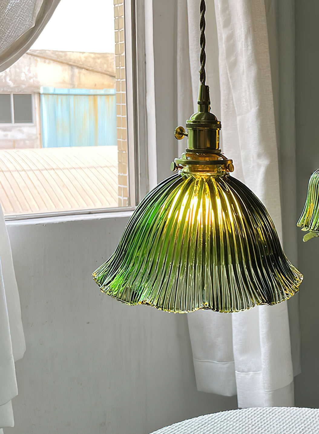 Nordic Brass Glass Pendant Lamp