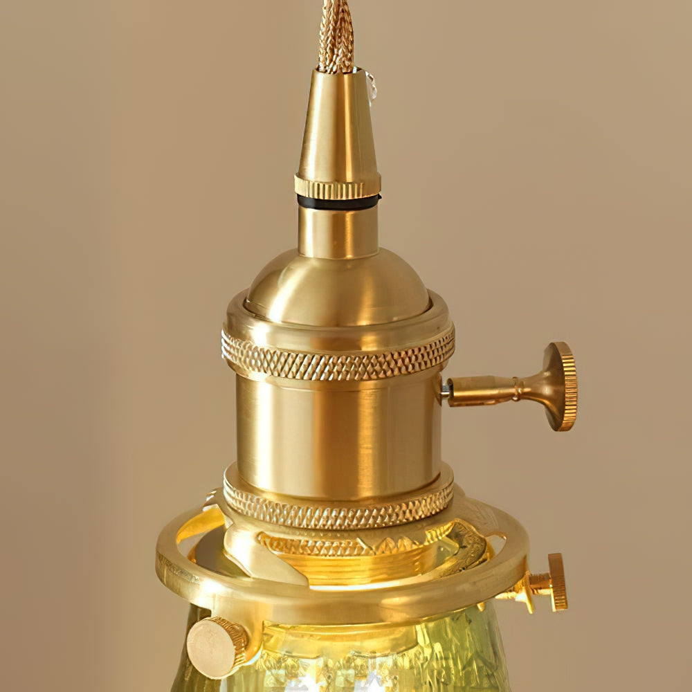 Nordic Brass Glass Pendant Lamp
