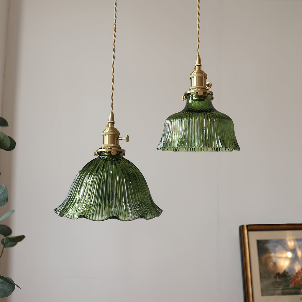 Nordic Brass Glass Pendant Lamp