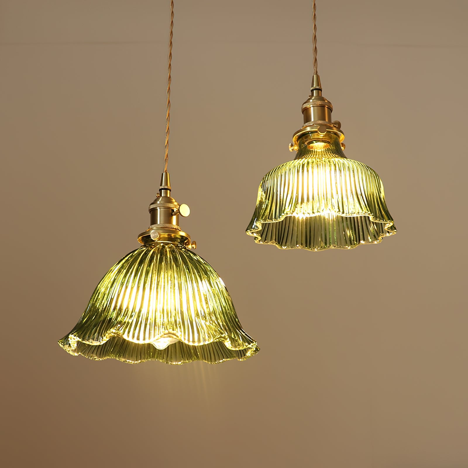 Nordic Brass Glass Pendant Lamp