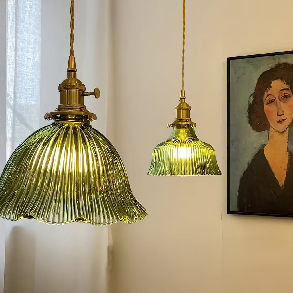 Nordic Brass Glass Pendant Lamp