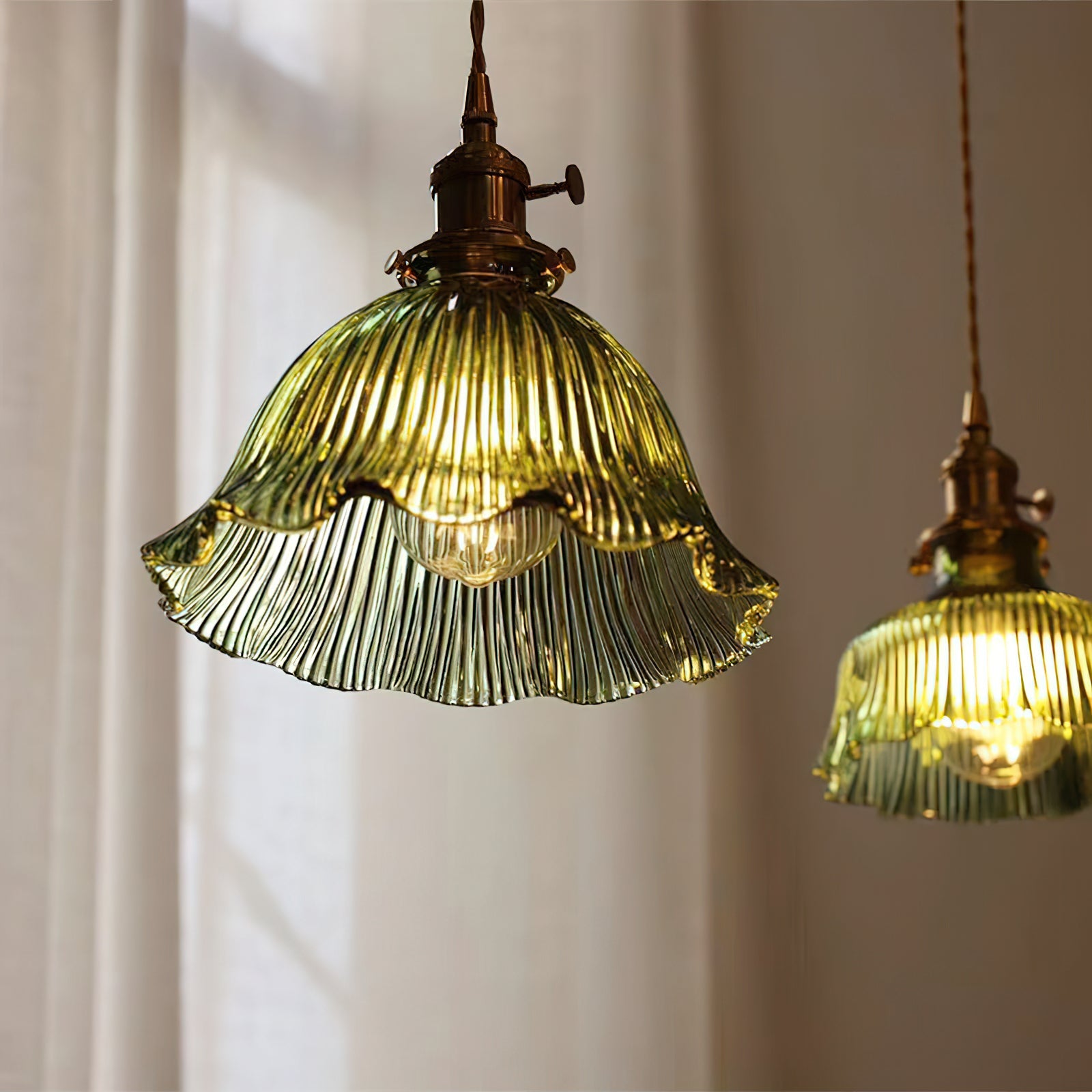Nordic Brass Glass Pendant Lamp