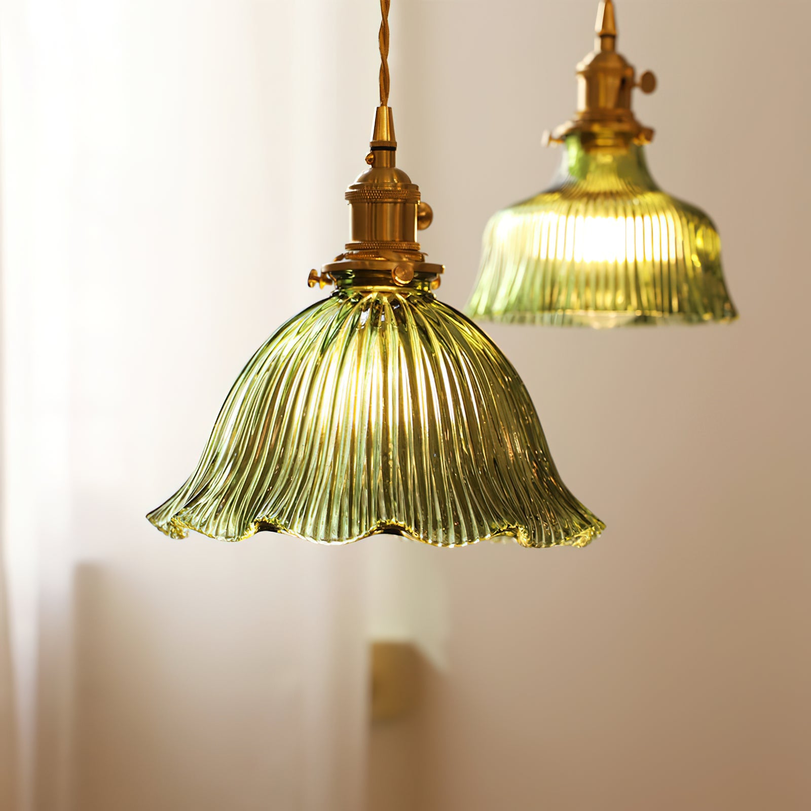 Nordic Brass Glass Pendant Lamp