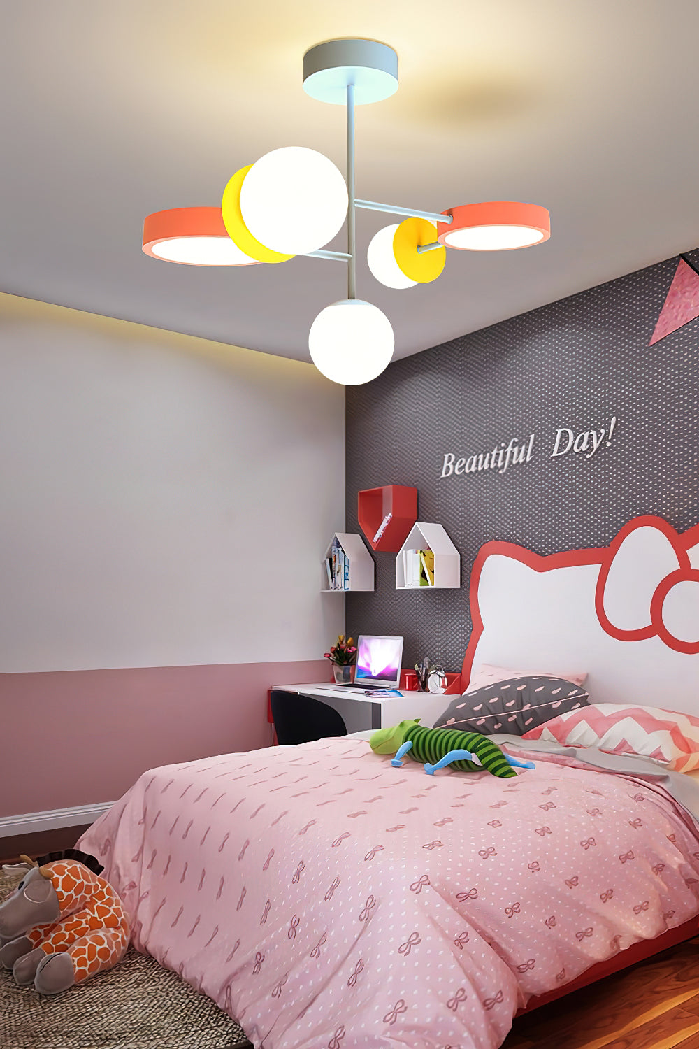 Nordic Macaron Magic Bean Chandelier